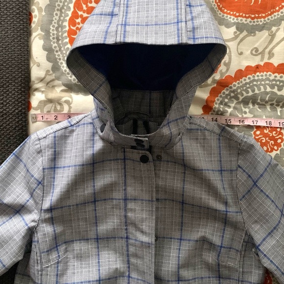 Boden Gray Check Suki Rain Coat - Picture 13 of 13